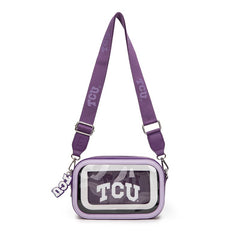 Texas Christian University Horned Frogs Clear Crossbody Bag
