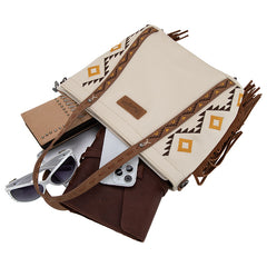 Wrangler Aztec Embroidered Tote Bag