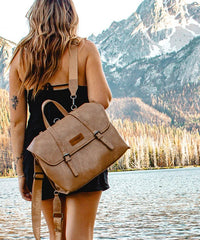 Wrangler Vintage Tote Convertible Backpack/Crossbody Bag