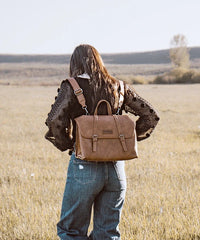 Wrangler Vintage Tote Convertible Backpack/Crossbody Bag