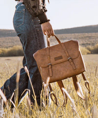 Wrangler Vintage Tote Convertible Backpack/Crossbody Bag