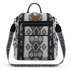 Wrangler Aztec Print Canvas Backpack