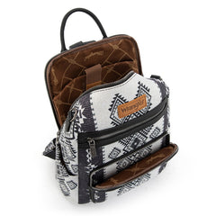 Wrangler Aztec Print Canvas Backpack
