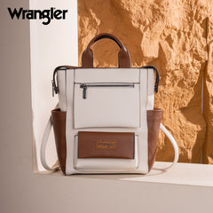Wrangler Multi-function Leather Backpack