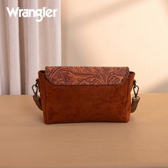 Wrangler Vintage Floral Printed Crossbody Bag with Small Pouch