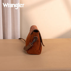 Wrangler Vintage Floral Printed Crossbody Bag with Small Pouch