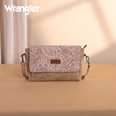 Wrangler Vintage Floral Printed Crossbody Bag with Small Pouch