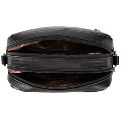 Wrangler Dual Zipper Stitch Crossbody Bag