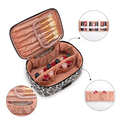 Wrangler Leopard PU Makeup Bag