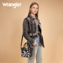 Wrangler Cow Print Mini Tote Bag