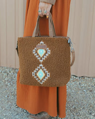 Wrangler Sherpa Aztec Sherpa Tote Bag