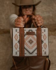 Wrangler Aztec Pattern Print Tote Bag