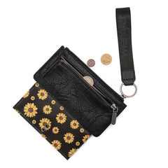 Wrangler Sunflower Print Card Wallet