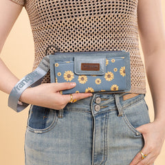Wrangler Sunflower Print Card Wallet