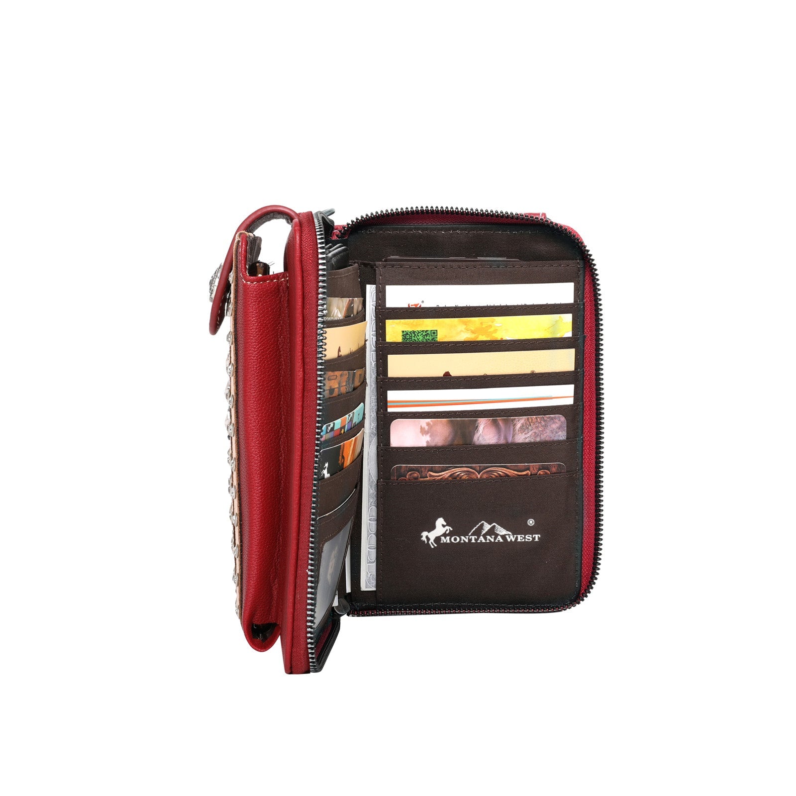 Montana West Western American Pride Phone Case Crossbody Wallet - Cowgirl Wear