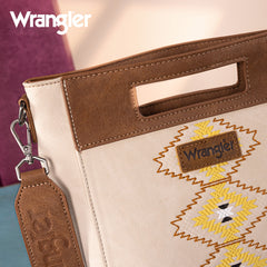 Wrangler Aztec Embroidered Crossbody Bag