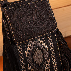 Montana West Tooled Collection Phone Crossbody Bag
