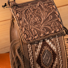 Montana West Tooled Collection Phone Crossbody Bag