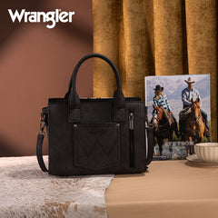 Wrangler Tooled Aztec Pattern Print Concealed Carry Tote Bag