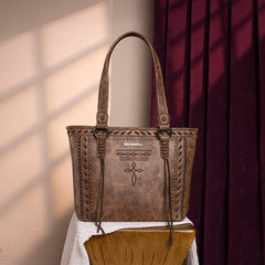 Montana West Whipstitch Collection Concealed Carry Tote