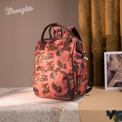 Wrangler Cowboy Print Diaper Bag