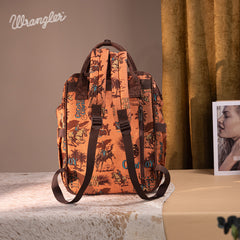 Wrangler Cowboy Print Diaper Bag