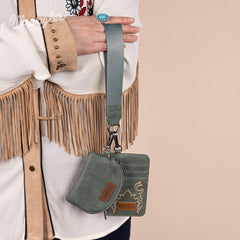 Wrangler Boot Scroll Pouch Wristlet