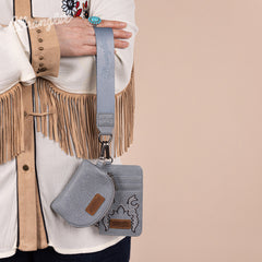 Wrangler Boot Scroll Pouch Wristlet