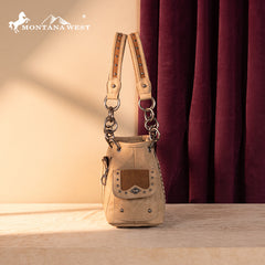 Montana West Diamond Cross Stitch Concealed Carry Satchel