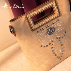 Montana West Diamond Cross Stitch Crossbody Bag