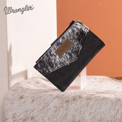 Wrangler V-Shaped Stitching  Genuine Leather Wallet