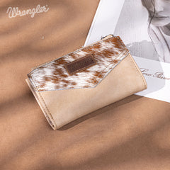 Wrangler V-Shaped Stitching  Genuine Leather Wallet