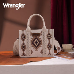 Wrangler Aztec Pattern Dual Sided Print Tote