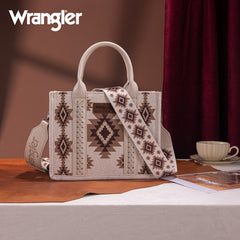 Wrangler Aztec Pattern Dual Sided Print Tote