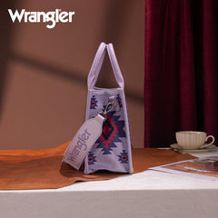 Wrangler Aztec Pattern Dual Sided Print Tote