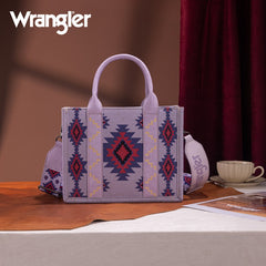 Wrangler Aztec Pattern Dual Sided Print Tote