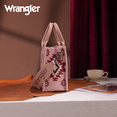 Wrangler Aztec Pattern Dual Sided Print Tote