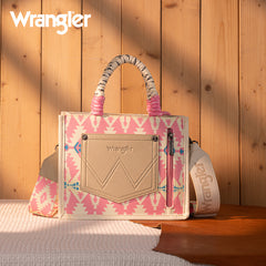 Wrangler Southwestern Print Rope Tote Bag