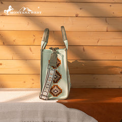 Montana West Aztec Retro Arrows Dual Sided Print Large Tote/Crossbody