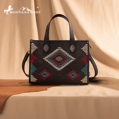 Montana West Aztec Collection Tote/Crossbody Set