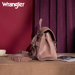 Wrangler Vintage Tote Convertible Backpack/Crossbody Bag