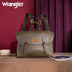 Wrangler Vintage Tote Convertible Backpack/Crossbody Bag