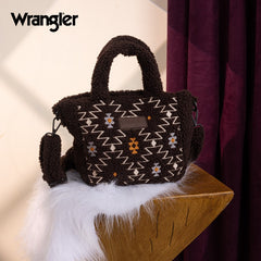 Wrangler Sherpa Aztec Sherpa Small Tote Bag