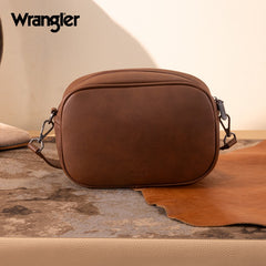 Wrangler Sherpa Aztec Canvas Crossbody