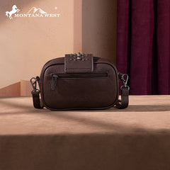 Montana West Tooled Collection Crossbody