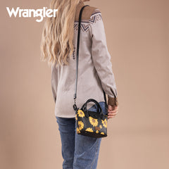 Wrangler Sunflower Print Mini Crossbody Bag