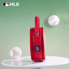 MLB Los Angeles Dodgers Leather Circle Crossbody Bag