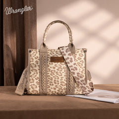 Wrangler Leopard Print Concealed Carry Tote Bag