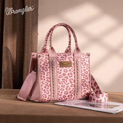 Wrangler Leopard Print Concealed Carry Tote Bag