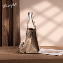 Wrangler Leopard Print Concealed Carry Tote Bag